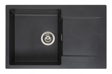 granitový dřez s odkapávačem Reginox Mini Amsterdam 760. v černé barvě0