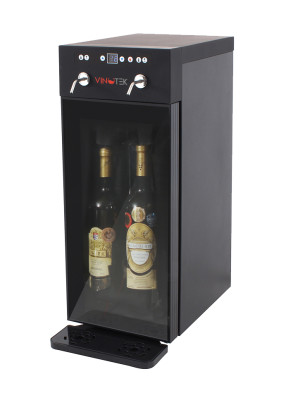 Systém pro dávkování a uchovávání vína VinoTek pro dvě lahve